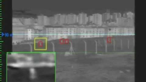Thermal Image Processing   Security   Military  demo  video 3