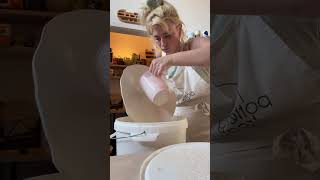 glazing satisfaction #pottery #ceramics #potteryartist #keramik #artist #ceramic #artworkshop