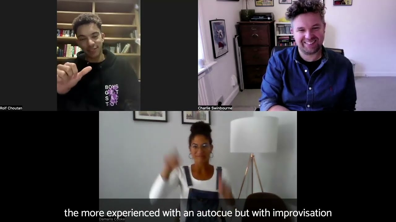 Charlie Swinbourne BSL interview with Damaris and Rolf from TNT Sport