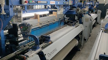 Viscose Weaving on Dynamic Shiva DR II Rapier Loom with ELO, ETU and Dobby