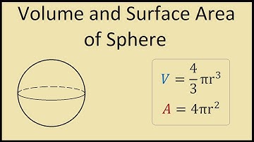Volume And Surface Area of A Sphere When Given Diameter