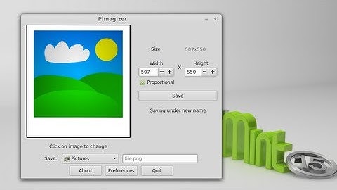 Resize Image Quickly Using Pimagizer In Linux Mint