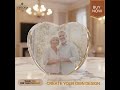 Personalized Crystal Heart Keepsake for Loved Ones | Elegant Gift for Special Occasions