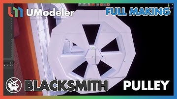 3D Modeling in Unity - Full Making Video of Modeling a Pulley in Blacksmith