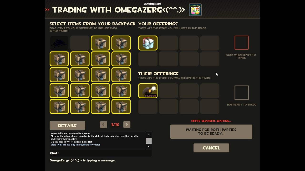 Tf2BEST TRADE EVER!(Bills Hat) YouTube