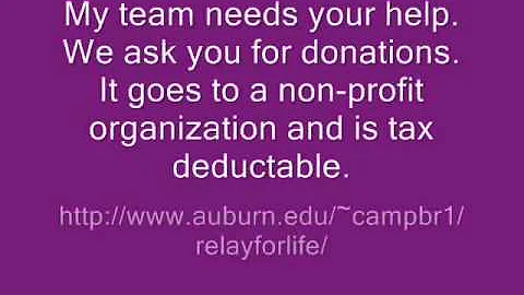 Team Campbell - Relay For Life