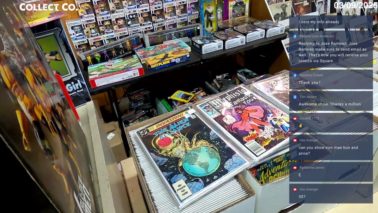LIVE Comic & Toy Sale (Sunday, 03/09/2025)