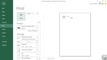 Advanced Microsoft Excel 2013 Tutorial | Editing And Deleting Custom Views