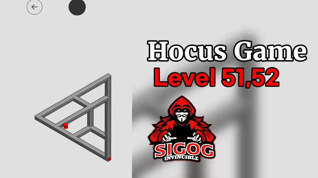 Hocus Level 51,52 | Hocus Gameplay | Hocus Puzzle Game | Invincible Sigog