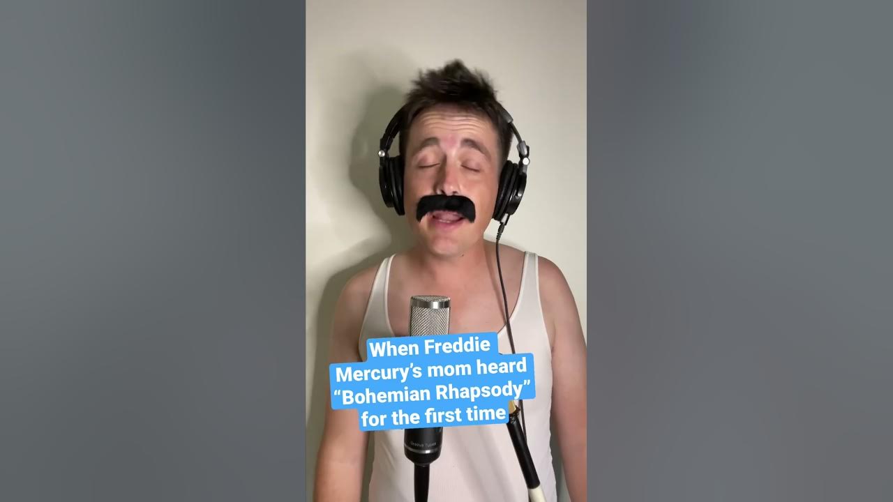 When Freddie Mercury’s mom heard “Bohemian Rhapsody” by Queen for the first time #music #classicrock
