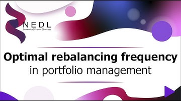 Optimal rebalancing frequency in portfolio management (Excel)
