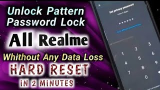 How to Unlock Password Realme Device! [Screen Lock Forgotten Password] Hindi 2023!