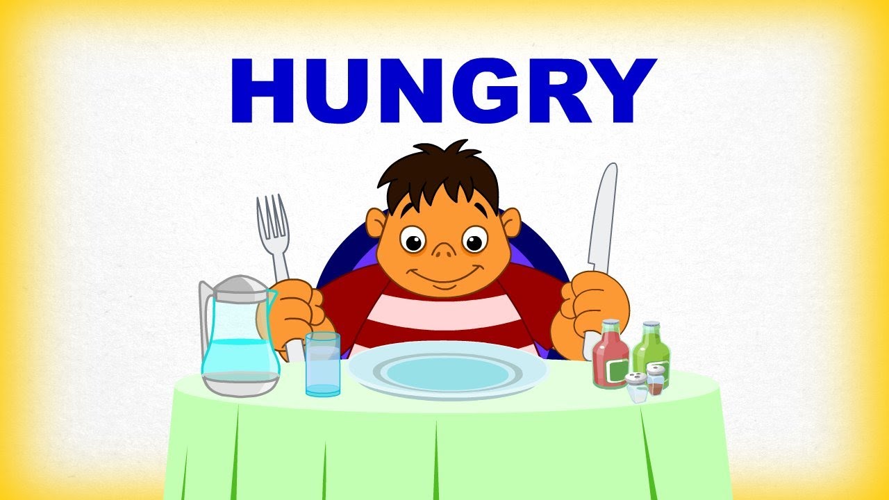 Hungry - Emotions - Pre School - Learn Spelling Videos For Kids - YouTube.