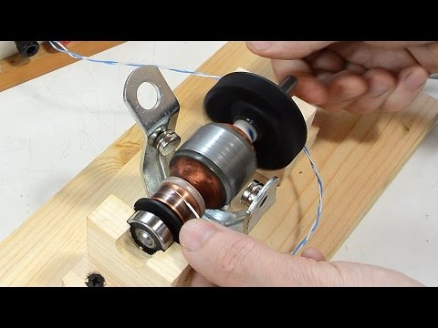 How DC motors and universal motors
