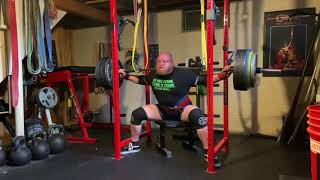 Reverse Band Box Squat