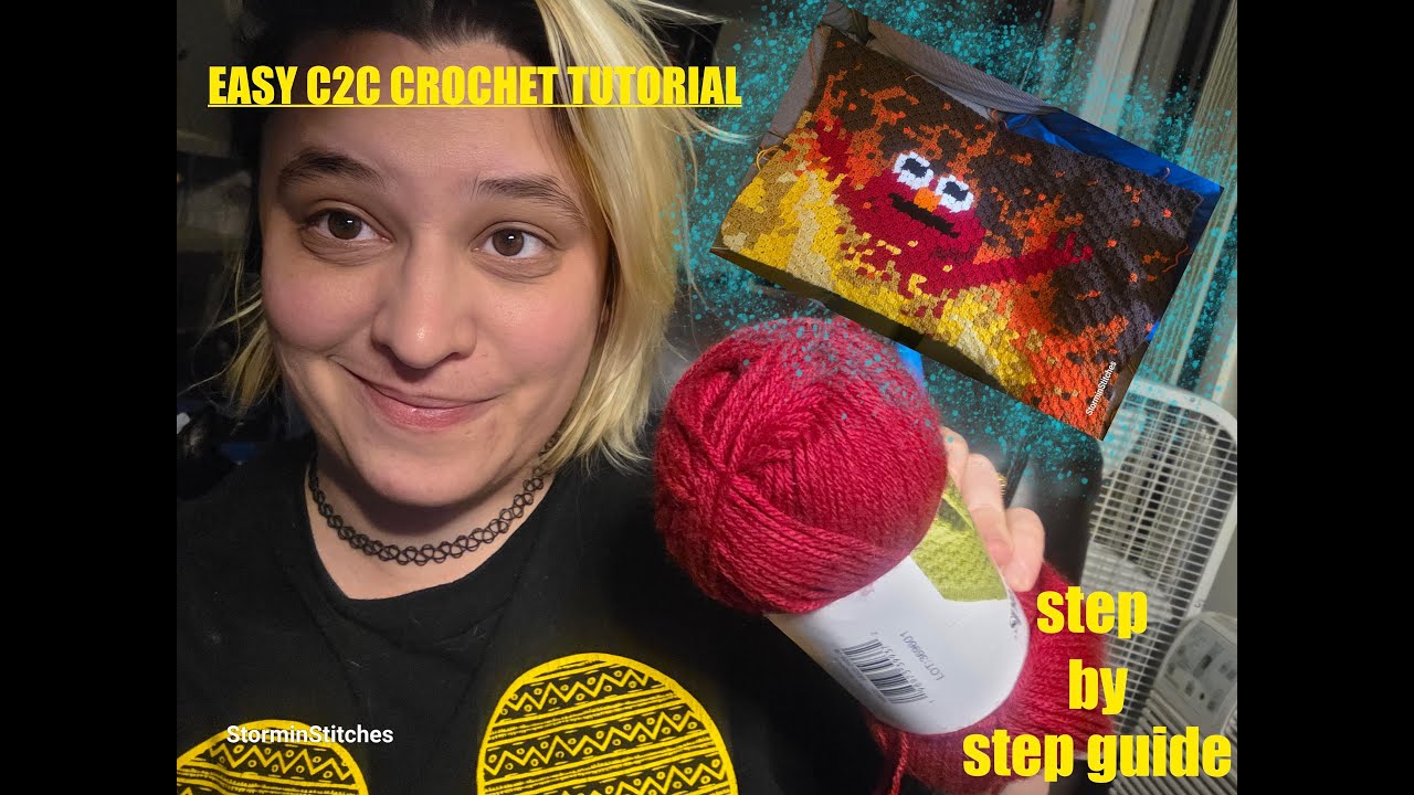 Step by Step Guide for C2C Crochet Tapestries and Blankets! (Beginner ...