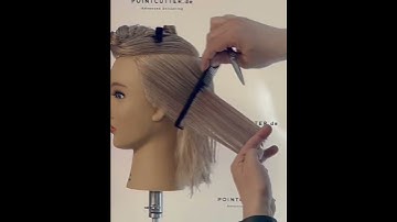 How to add layers into a bob haircut using graduated finger position. HAIRCUTTING EDUCATION