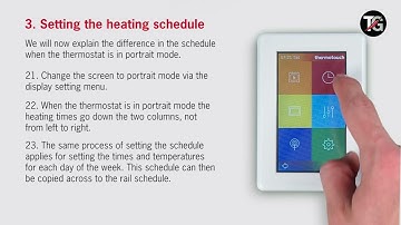How to program the Thermotouch 4.3dC 5245 & 5246 Dual Control Thermostats