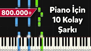 Piano İçin 10 Kolay Şarkı Resimi