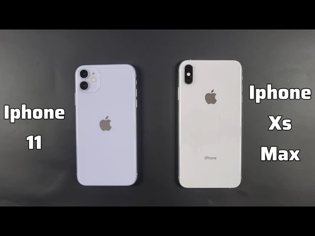 Iphone 11 Vs Iphone XS MAX Speed Test ! - YouTube