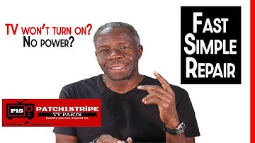 HOW TO REPAIR ANY SAMSUNG LED TV:  Won