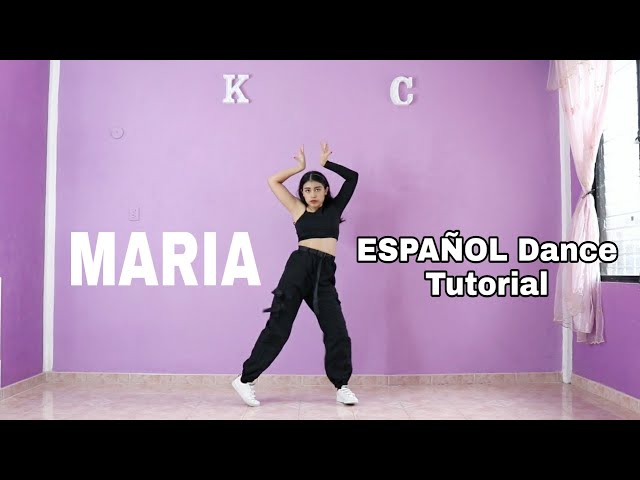 Hwa Sa(화사) Maria - ESPAÑOL Dance Tutorial - Mirror | Kenya Chan class=