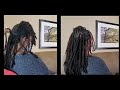 CLIENT WITH PERFECT  LOCS AND HAIRLINE