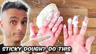 How to fix sticky pizza dough | Why is my pizza dough sticky?