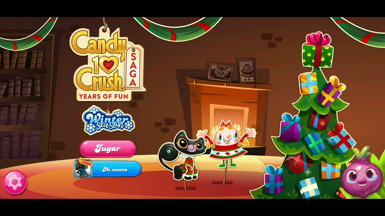 New Christmas Frontpage In Candy Crush Saga "Winter Season" YouTube