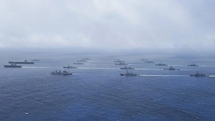 US And Allies Show Of Force: Massive Ship Formation In Pacific Ocean - DayDayNews