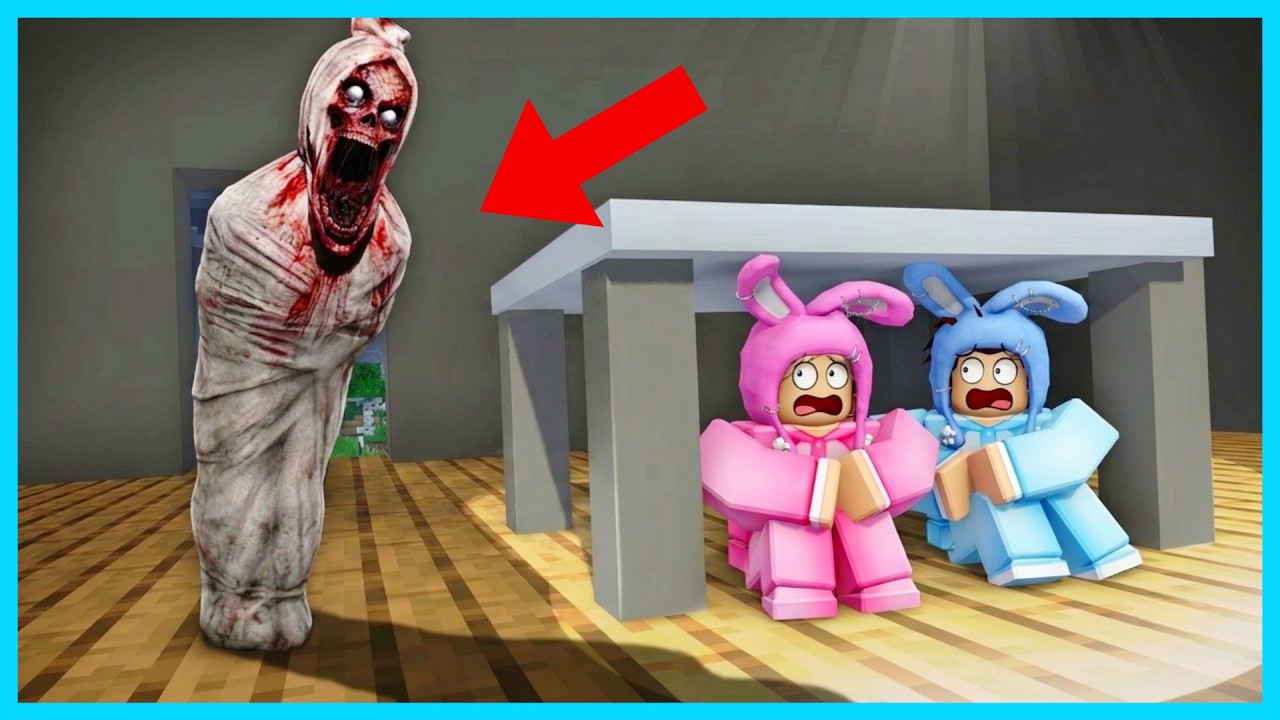 MIPAN & ZUZUZU Sembunyi Di Bawah Tempat Tidur Dari Pocong! ROBLOX