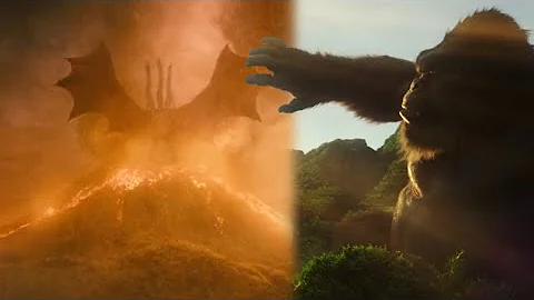 Kong responds to Ghidorah's Alpha Call