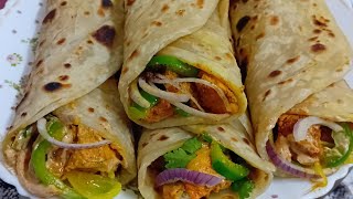 chicken paratha rolls recipe