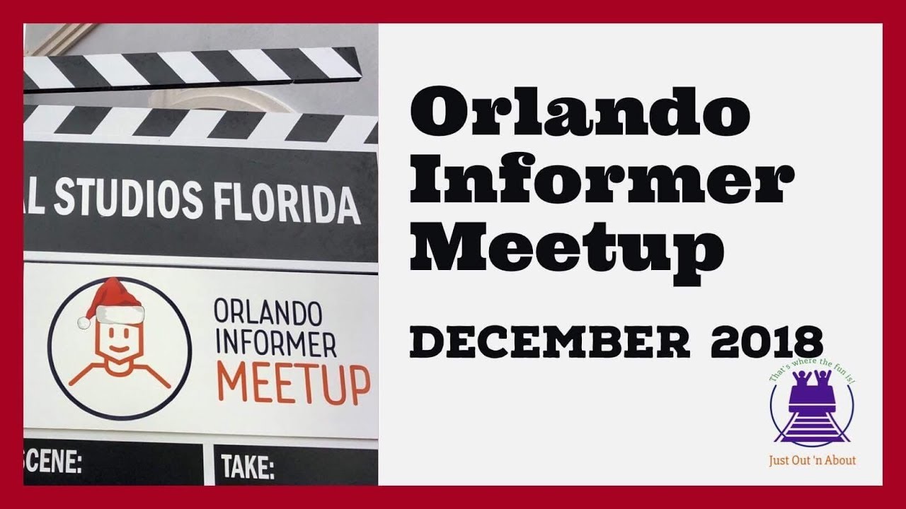 Orlando Informer Meetup Dec 2018 Universal Orlando YouTube