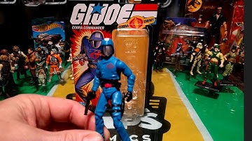 Yo Joe! Cobra Commander 3 3/4" Retro Gi.Joe Action Figure Unbox Toy Review