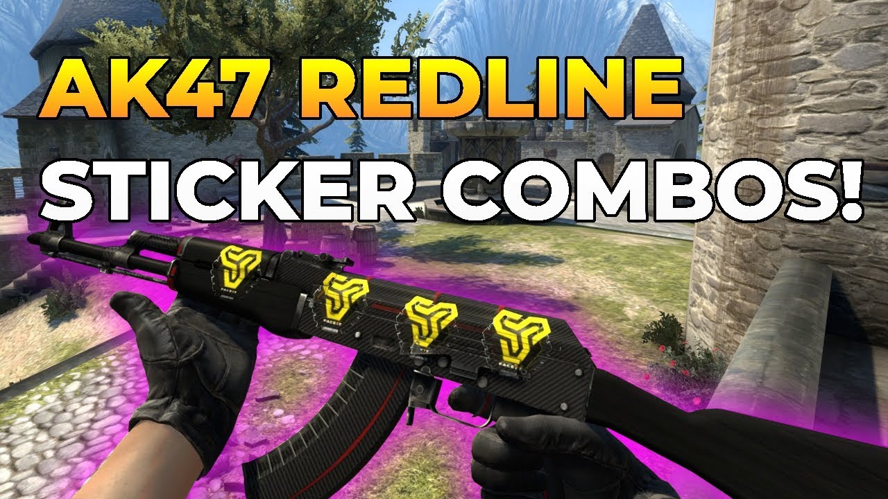 AK47 REDLINE STICKERS COMBINATIONS 2021 - CS:GO 