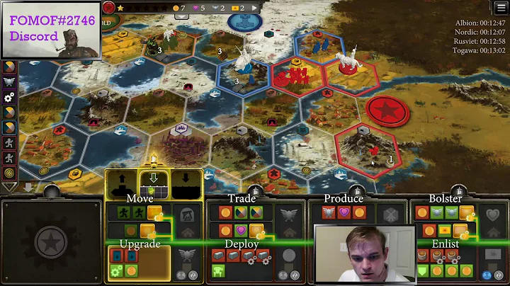 Rusviet Agricultural 16 Turns - LIVE stream - Scythe Board Game