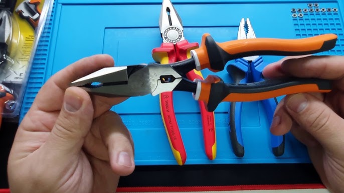 Soft Touch Solutions: 3 Pliers with plastic jaws for brass, chrome,  plastic, etc. Knipex, IPS 