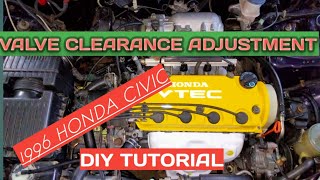 honda civic valve adjustment DIY ,tagalog tutorial,