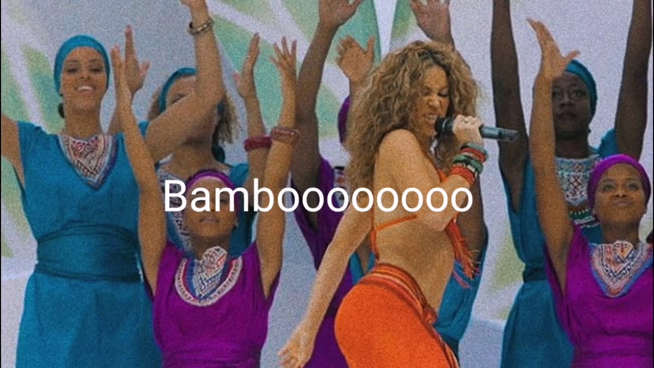 Shakira   Bamboo lyrics video