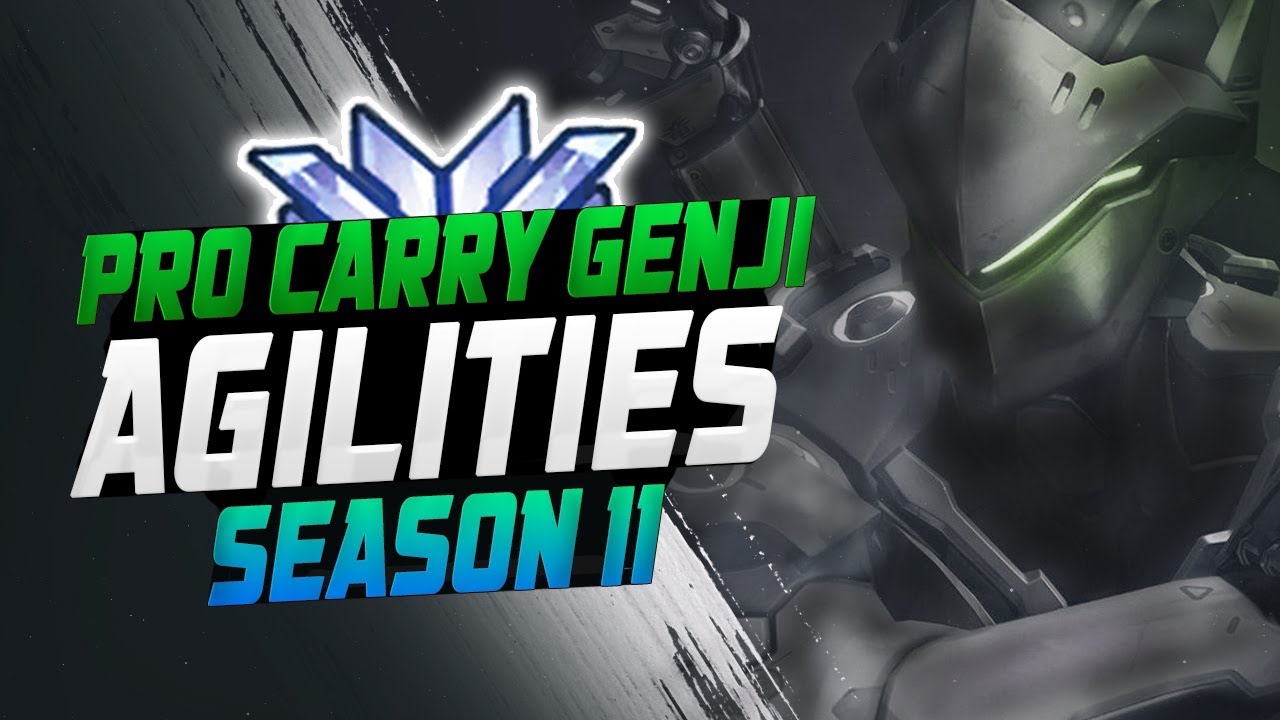 BEST GENJI IN THE WORLD - Agilities?! 51 ELIMS! [ OVERWATCH SEASON 11 TOP 500 ]