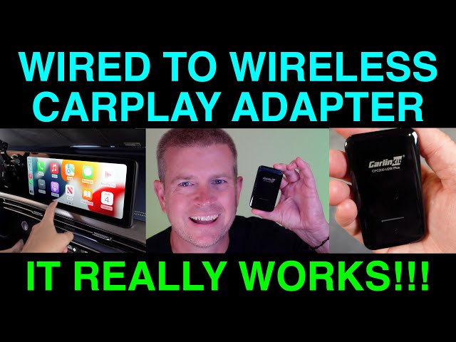 Carlinkit 3.0 Wired to Wireless CarPlay Adapter, Plug and Play