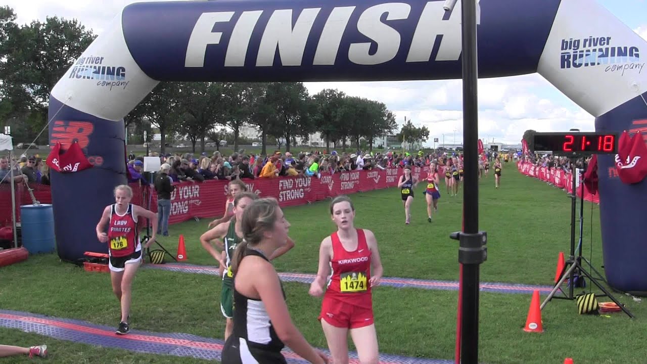Varsity Girls Green 5k Finish2015 Forest Park XC Festival YouTube