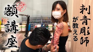 刺青彫師が教える【額】の描き方講座