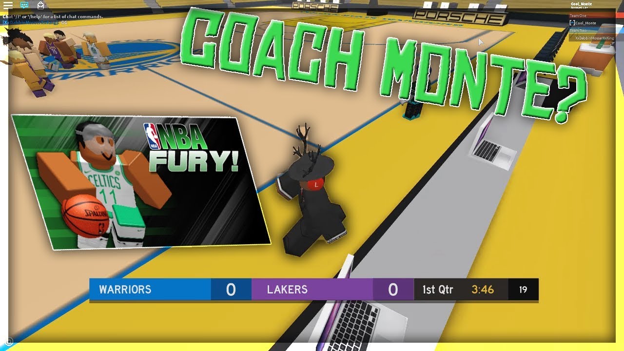 COACH MONTE - NEW AI ROBLOX BASKETBALL GAME! - UPDATES - NBA Fury Gameplay / Introduction Video