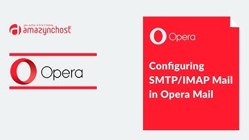 Configuring SMTP in Opera