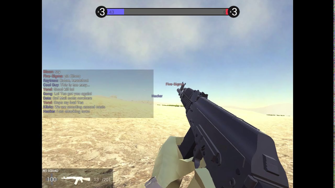 Random Footage Of Me Playing Ravenfield With The Modern Mods.