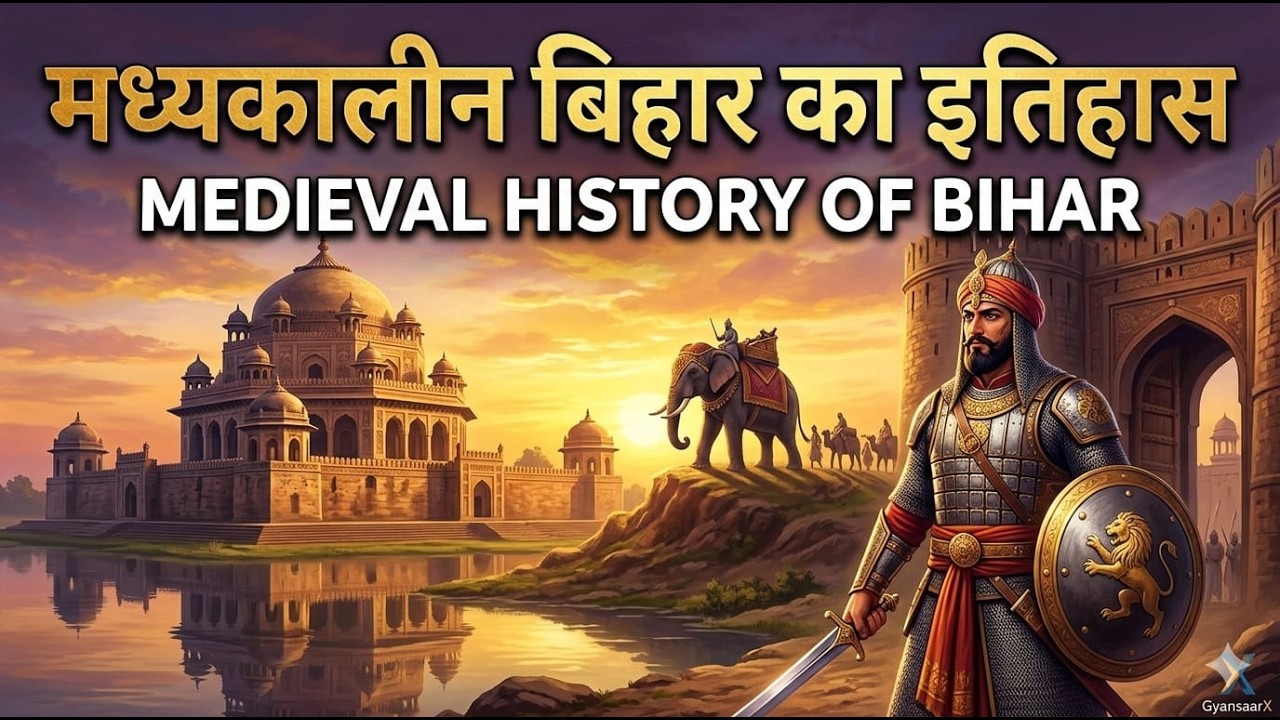 मध्यकालीन बिहार का संपूर्ण इतिहास | History of Medieval Bihar | #biharhistory #medievalhistory #gk