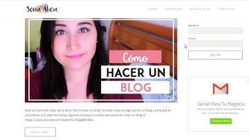 TUTORIAL CÓMO CREAR UN BLOG 2019 Paso a paso   Wordpress vs Blogger Parte 2   SONIA ALICIA