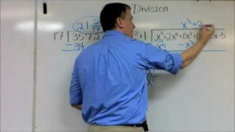 Algebra 2 -- Lesson 5.3 -- Long Division (Part II)